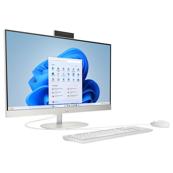 HP AIO All-in-One PC 27-cr2150ng con Pantalla 27", AMD Ryzen 5 5625U, 16GB RAM, 512GB SSD, Windows 11 Home