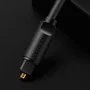 Vention Cable de Audio Toslink de Fibra Óptica BAEBI, Negro, 3m, Conector Macho a Macho para Sonido Digital