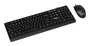 Philips SPT6247B Teclado y Mouse Negro