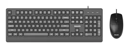 Philips SPT6247B Teclado y Mouse Negro