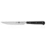 Zwilling Steakset de 4 piezas con cuchillas onduladas en Negro/Plata