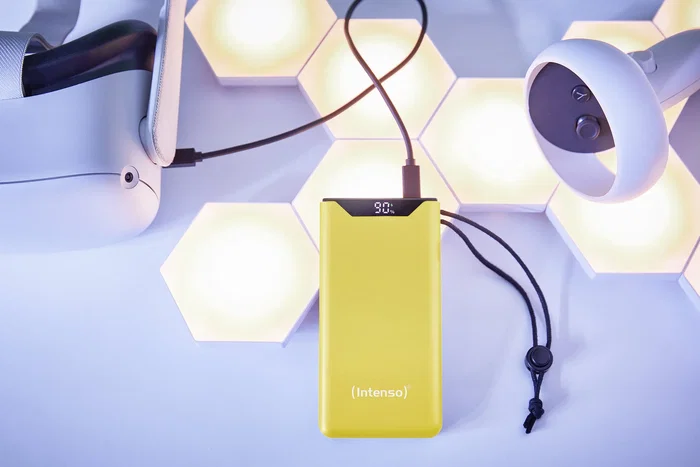 Intenso 7332039 Batería Externa 10000 mAh Power Delivery 20W Quick Charge 3.0 LCD Banco de Potencia Amarillo Intenso 7332039 Batería Externa 10000 mAh Power Delivery 20W Quick Charge 3.0 LCD Banco de Potencia Amarillo