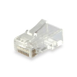 Equip Kit de 100 conectores RJ45 Cat6 transparentes 121144