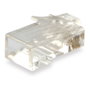 Equip Kit de 100 conectores RJ45 Cat6 transparentes