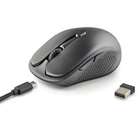 NGS Ratón Inalámbrico Evo Peep Silencioso Recargable 3200 DPI Negro NGS Ratón Inalámbrico Evo Peep Silencioso Recargable 3200 DPI Negro