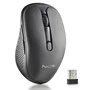 NGS Ratón Inalámbrico Evo Peep Silencioso Recargable 3200 DPI Negro