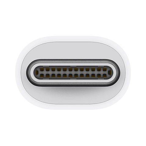 Apple Adaptador Thunderbolt 3 USB-C a Mini DisplayPort Bidireccional, Compatible con USB4, Conector Macho 24 Pins a Hembra
