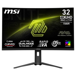 MSI MAG 321CUPDF Monitor Gaming Curvo 31.5 pulg. 4K UHD 160Hz Black