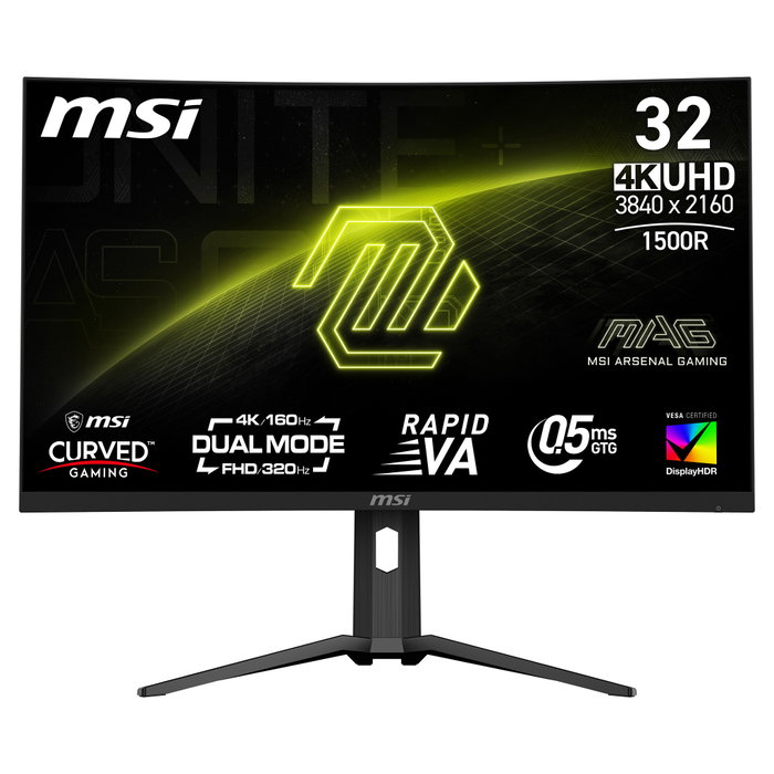 MSI MAG 321CUPDF Monitor Gaming Curvo 31.5 pulg. 4K UHD 160Hz Black MSI MAG 321CUPDF Monitor Gaming Curvo 31.5 pulg. 4K UHD 160Hz Black
