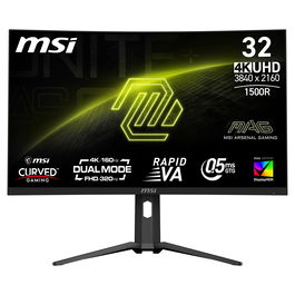 MSI MAG 321CUPDFDE Monitor Curvo 31.5" 4K UHD 160Hz VA 1500R 0.5ms Negro TFT LCD