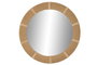 DKD Home Decor Espejo de Pared de Ratán y MDF Natural 90x90 cm