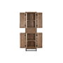 DKD Home Decor Armario de Teca Reciclada CUBIC COLLECTION