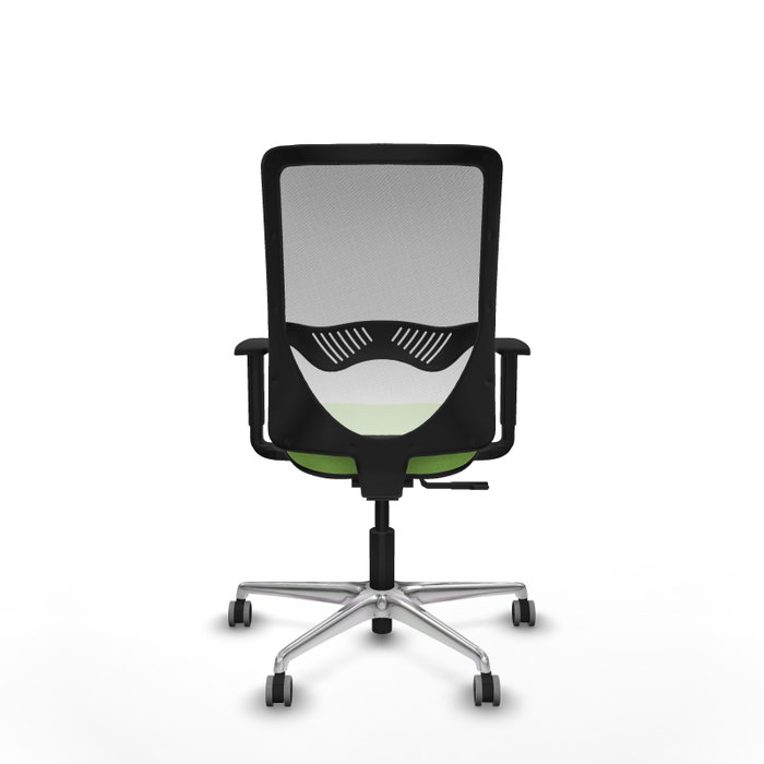 PIQUERAS Y CRESPO Silla de oficina Zulema con mecanismo Sincro, Tela Pistacho y Malla Blanco PIQUERAS Y CRESPO Silla de oficina Zulema con mecanismo Sincro, Tela Pistacho y Malla Blanco
