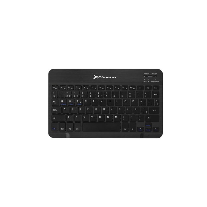 Phoenix technologies Funda Universal con Teclado Bluetooth para Tablet iPad Ebook 9"-10" Piel Sintética Keyboard BT Case Phoenix technologies Funda Universal con Teclado Bluetooth para Tablet iPad Ebook 9"-10" Piel Sintética Keyboard BT Case