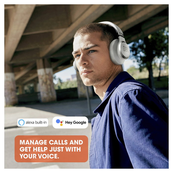 JBL Live 660NC Auriculares Over-Ear Inalámbricos con Cancelación de Ruido Activa Negro