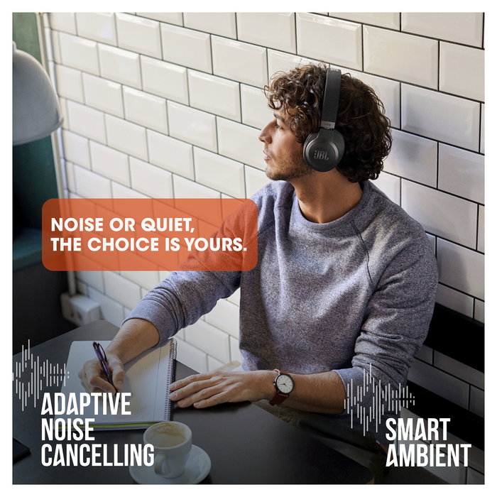 JBL Live 660NC Auriculares Over-Ear Inalámbricos con Cancelación de Ruido Activa Negro