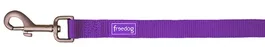 Freedog Correa Basic de Nylon para Perro, Color Lila, Ancho 25 mm, Longitud 120 cm