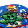 Marvel Los Vengadores Bolsa Portamerienda 3D Infantil con Forro Isotérmico y Diseño de Mini Héroes Multicolor
