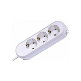Bachmann SMART Regleta 3 salidas AC blanco 1,5 m