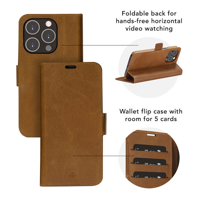 dbramante1928 Copenhagen Funda Cartera de Cuero para Samsung Galaxy A54, Bronceado dbramante1928 Copenhagen Funda Cartera de Cuero para Samsung Galaxy A54, Bronceado