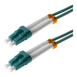 Helos Patchkabel Duplex OM3 LC/LC 10m Turquesa
