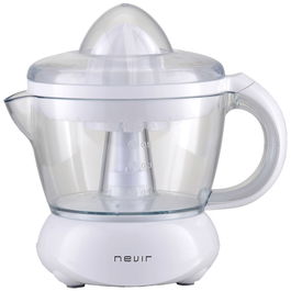 Nevir Exprimidor NVR-1097E 40 W con Jarra Extraíble de 0.7 Litros, Giro en Ambos Sentidos y Función Pulse
