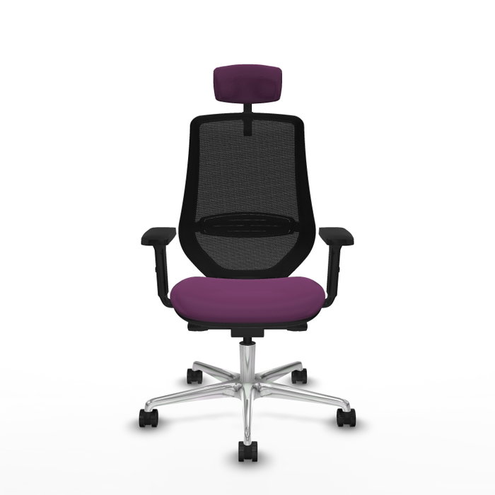 PIQUERAS Y CRESPO Silla de oficina Mardos con mecanismo Sincro/Traslack, Morado y Negro PIQUERAS Y CRESPO Silla de oficina Mardos con mecanismo Sincro/Traslack, Morado y Negro