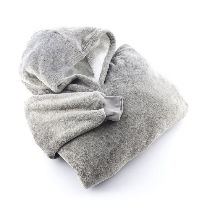 Pack Calentador de Pies Eléctrico 2 en 1 y Batamanta Sudadera Oversized con Forro Polar InnovaGoods Pack Calentador de Pies Eléctrico 2 en 1 y Batamanta Sudadera Oversized con Forro Polar InnovaGoods
