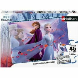 Nathan Frozen 2 - La Reina de las Nieves 2 de 45 piezas con marco de ensamblaje