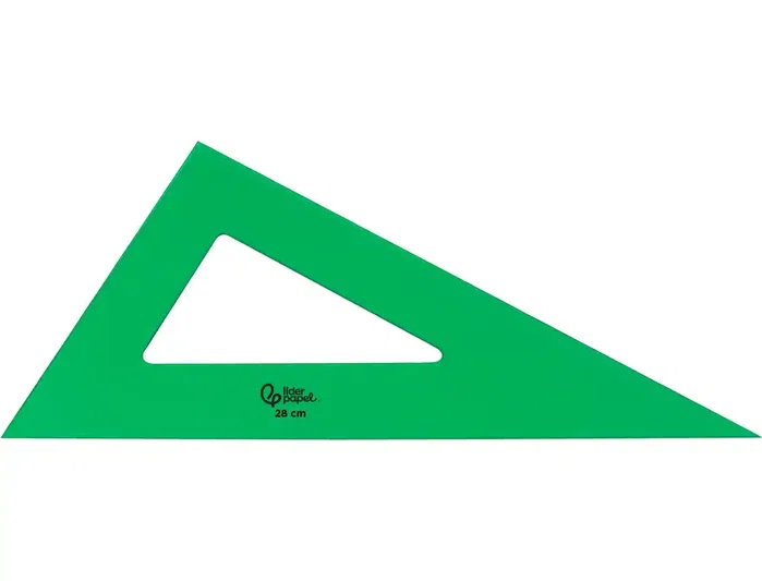 Liderpapel Cartabón Acrílico Verde 28 cm Liderpapel Cartabón Acrílico Verde 28 cm