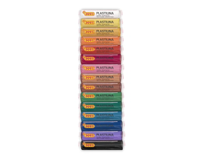 Jovi Estuche de Plastilina de 15 Barras de 15g Colores Surtidos Jovi Estuche de Plastilina de 15 Barras de 15g Colores Surtidos