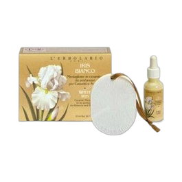 L'Erbolario Iris Blanco Medallón Cerámica Perfumado 30 Ml Floral y Especiada Edición Limitada