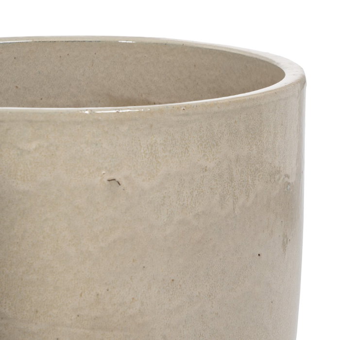 Ixia Set de 5 Jarrones de Cerámica Crema