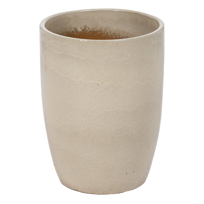 Ixia Set de 5 Jarrones de Cerámica Crema