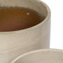 Ixia Set de 5 Jarrones de Cerámica Crema
