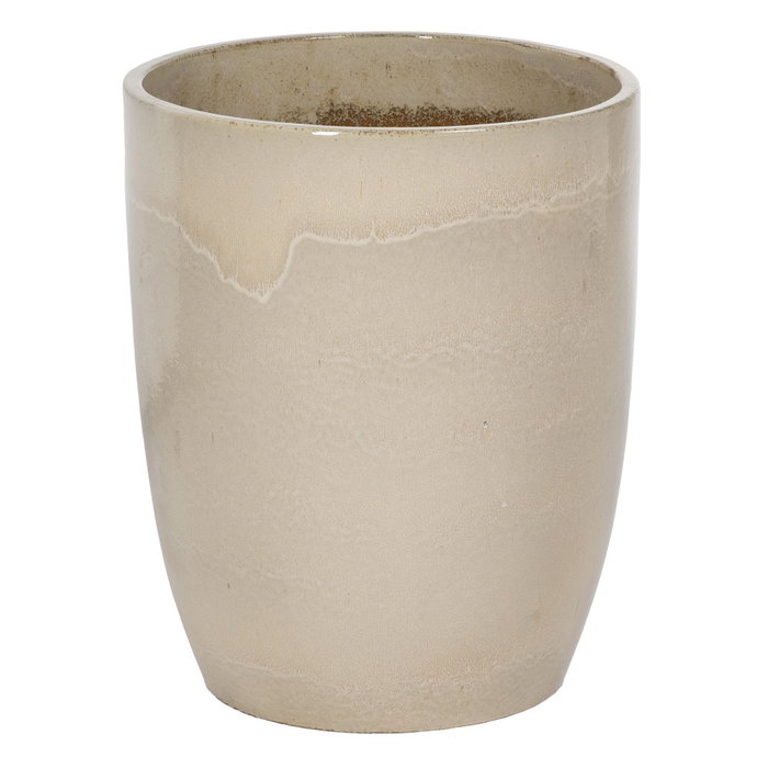 Ixia Set de 5 Jarrones de Cerámica Crema