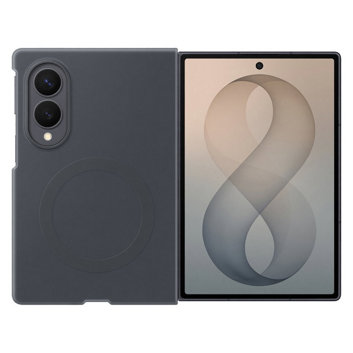Samsung Funda de Silicona Magnética para Galaxy Z Fold8, Negro