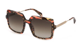 Police SPLG20-5409YB para mujer con cristales marrones degradados