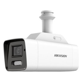Hikvision DS-2XS6A47G1-LS/4G Cámara de Seguridad IP Bala 4MP Exterior, ColorVu, AcuSense, Visión Nocturna 30m, 4G, 2.8mm, Lente 1/1.8", WDR 130dB, IP67