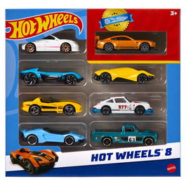 Hot Wheels Pack 8 Coches Y Camiones 1:64 Hpv78 Mattel
