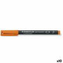 Staedtler Lumocolor 318 F Naranja (Set de 10)