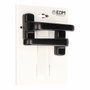 Edm Juego de manilla modelo 6800 de aluminio acabado negro