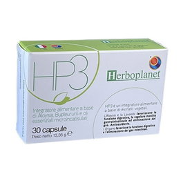 Herboplanet HP3 30 cápsulas Suplemento con extractos de plantas para el tránsito intestinal