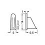 Siemens 5ST3748 Tapa terminal para barras colectoras 1Ph.