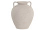 DKD Home Decor Jarrón de Terracota con Asas en Color Crudo