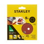 Stanley Discos lijadora 120 g ø125 mm autoadherente roto-orbital 5 uds