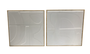 DKD Home Decor Decoración de pared metal abstracto 61,5x61,5 cm