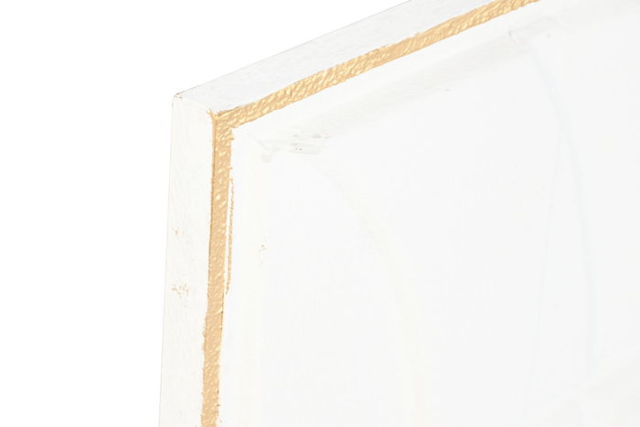 DKD Home Decor Decoración de pared metal abstracto 61,5x61,5 cm