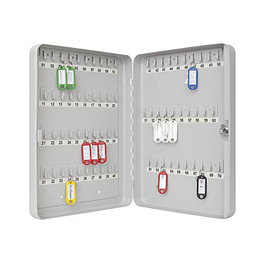 WEDO Armario de llaves 102 56537X con 70 llaveros, Gris