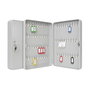 WEDO Armario de llaves 102 56537X con 70 llaveros, Gris